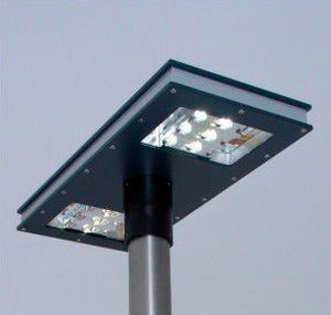 Lampadaire urbain - TABULARE-S (SINGLE / TANDEM) - LECCOR Leuchten GmbH - contemporain / en aluminium / à LED
