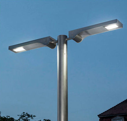 Lampadaire urbain - TAB TOP TYPE 7 TANDEM - LECCOR Leuchten GmbH - contemporain / en aluminium / en acier inoxydable
