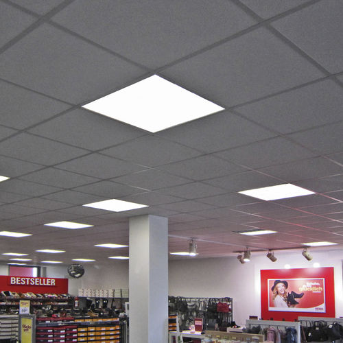 Luminaire encastrable au plafond - GRID PANEL 625 - LECCOR Leuchten GmbH - à LED / carré / IP30