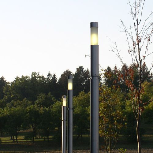 Colonne lumineuse contemporaine - FIACCO TYPE 500/140 - LECCOR Leuchten GmbH - en acier inox / en verre / en polycarbonate