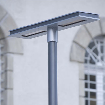 Lampadaire urbain - TABULARE A  TANDEM  - LECCOR Leuchten GmbH - de jardin / contemporain / en aluminium