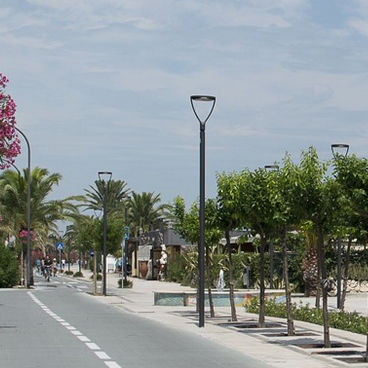 Lampadaire urbain - ECORAYS - AEC Illuminazione - contemporain / en fonte d'aluminium / en acier inoxydable