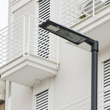 Lampadaire urbain - MASTER 3 - AEC Illuminazione - contemporain / en acier inoxydable / en polyuréthane