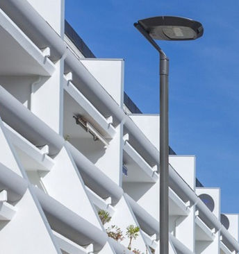 Lampadaire urbain - ITALO 2 TP - AEC Illuminazione - contemporain / en fonte d'aluminium / en acier inoxydable