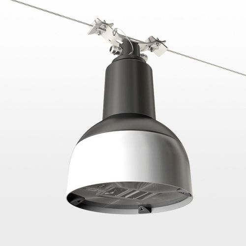 Éclairage sur câble à LED - ARTELYS DECO - AEC Illuminazione - rond / en inox / face en verre trempé