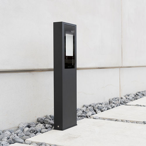 Borne d'éclairage urbaine - MOD 2.0 - AEC Illuminazione - contemporaine / en aluminium extrudé / avec diffuseur en verre trempé