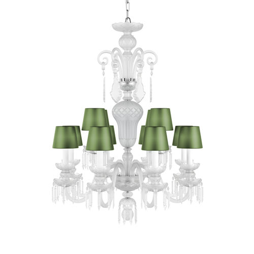 Lustre classique - RUDOLF : CONTEMPORARY COLOUR - Preciosa - en cristal / en laiton chromé / fait main