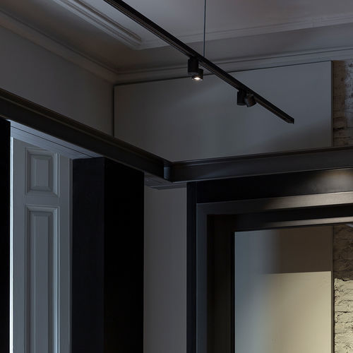 Éclairage sur rail à LED - IO - Arkos Light - Oscaluz, - rond / en aluminium / en polycarbonate
