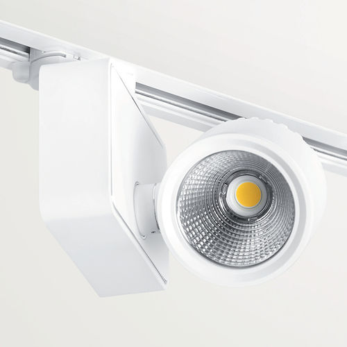 Éclairage sur rail à LED - ZEN - Arkos Light - Oscaluz, - rond / en aluminium / en verre