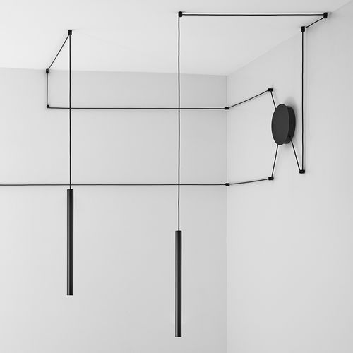 Suspension - TUBE 25 - ONOK LUZ TECNICA - en métal / contemporaine / d'intérieur