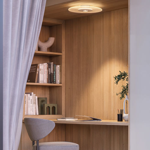Plafonnier moderne - DIZCO - RIBAG Licht AG - circulaire / en aluminium / en verre