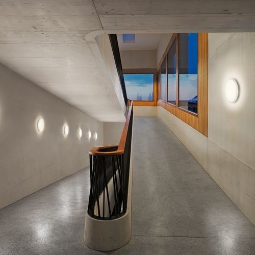 Applique murale contemporaine - PUNTO - RIBAG Licht AG - d'extérieur / en fonte d'aluminium / en polycarbonate
