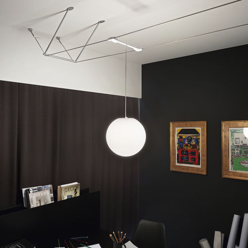 Suspension - OH!-C30 - LINEA LIGHT GROUP - en aluminium / en verre / contemporaine