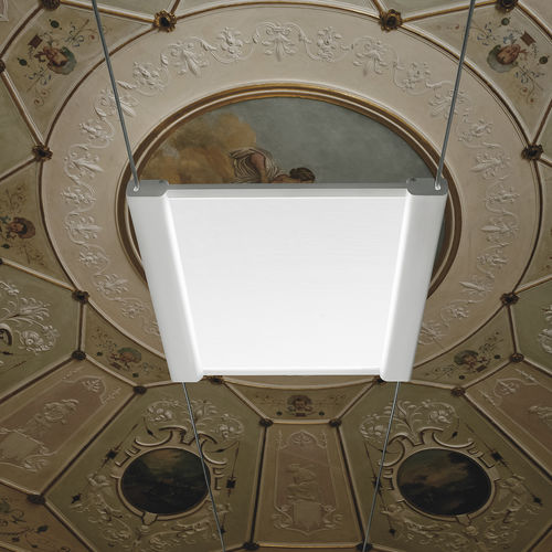 Éclairage sur câble à LED - TRIX-C30 - LINEA LIGHT GROUP - carré / en aluminium / en verre