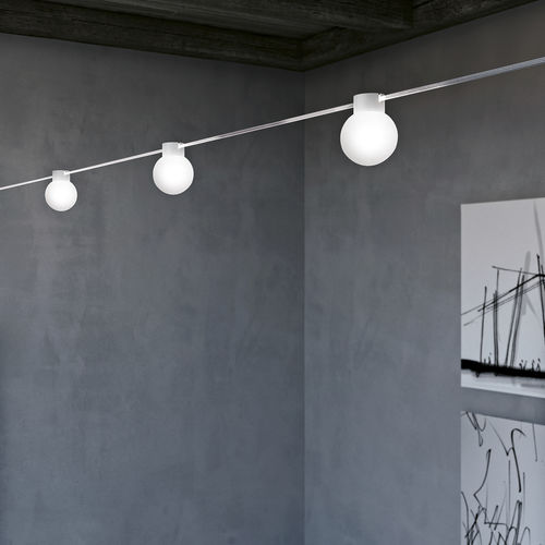 Éclairage sur câble à LED - OH!-C1 - LINEA LIGHT GROUP - rond / en aluminium / en verre