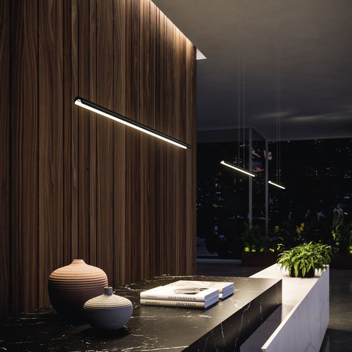 Suspension - HALFPIPE 2 - LINEA LIGHT GROUP - en aluminium poli / contemporaine / d'intérieur