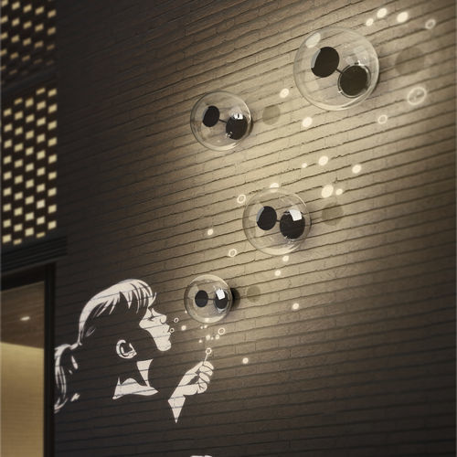Applique murale contemporaine - Rolling Sky - LINEA LIGHT GROUP - d'extérieur / en aluminium / ronde