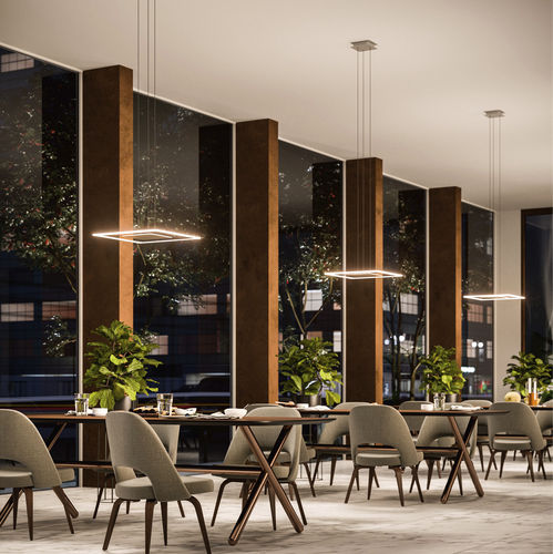 Luminaire suspendu - ARUBA_P - LINEA LIGHT GROUP - à LED / carré / IP20