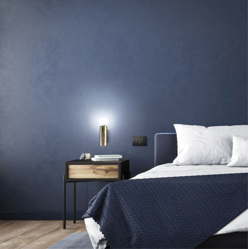 Applique murale contemporaine - BIRBA_W1 MONO EMISSION - LINEA LIGHT GROUP - d'intérieur / en laiton / en aluminium poli