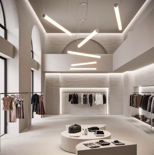 Suspension - TU-O - LINEA LIGHT GROUP - en aluminium / en aluminium laqué / en polyéthylène