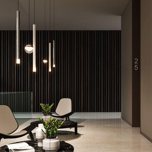 Plafonnier contemporain - SINFONIA SYSTEM - ROSSINI_S  - LINEA LIGHT GROUP - rond / en aluminium peint / en polyméthacrylate de méthyle