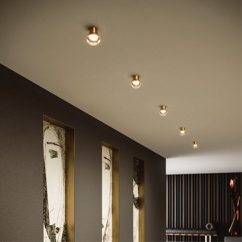 Plafonnier contemporain - ROSSINI_S - LINEA LIGHT GROUP - rond / en verre / en aluminium