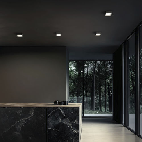 Plafonnier contemporain - Tara Mini - LINEA LIGHT GROUP - carré / en aluminium / en polycarbonate