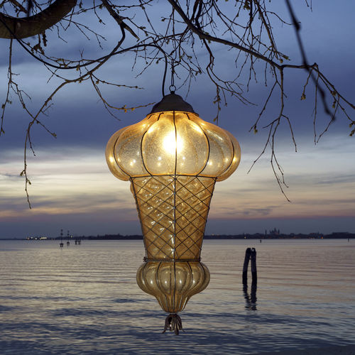 Lampe en verre soufflé - BABÀ - Siru Lighting - suspension / en fil de métal / classique