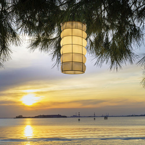 Suspension - CORNO DUCALE - Siru Lighting - en fil de métal / en verre soufflé / classique