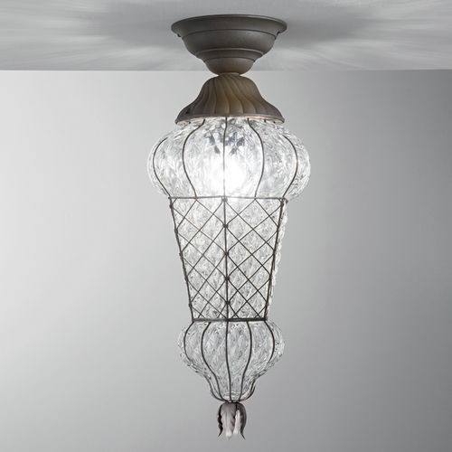 Plafonnier classique - BABÀ - Siru Lighting - conique / en verre soufflé / en métal