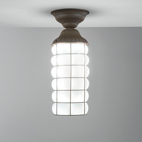 Plafonnier classique - CORNO DUCALE - Siru Lighting - cylindrique / en métal / en verre soufflé