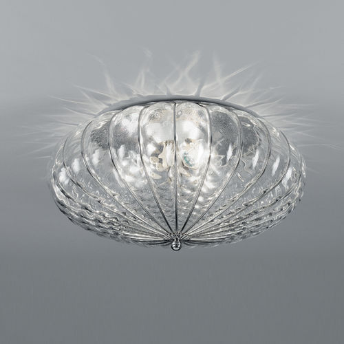 Plafonnier classique - GIOVE - Siru Lighting - rond / en fil de métal / en verre vénitien
