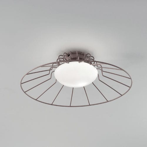 Plafonnier contemporain - SUNRISE - Siru Lighting - rond / en fil de métal / en verre soufflé
