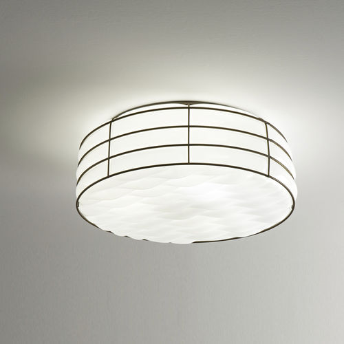 Plafonnier contemporain - TAMIS - Siru Lighting - rond / en fil de métal / en acier