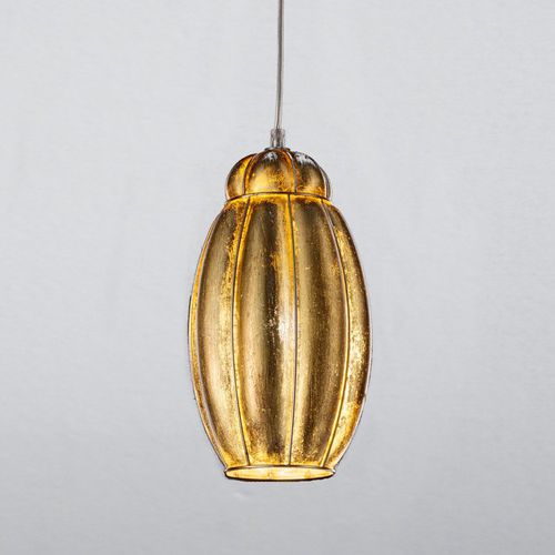 Suspension - FOGLIA ORO - Siru Lighting - en cristal / feuille d'or / classique