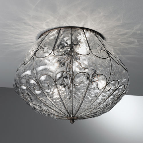 Plafonnier classique - SAN TOMÀ - Siru Lighting - rond / sculptural / en fil de métal