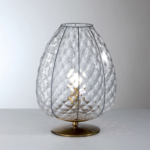 Lampe de table - GEMMA - Siru Lighting - en fil de métal / en verre soufflé / classique