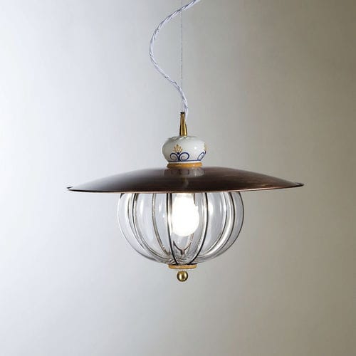 Suspension - LAMPARA - Siru Lighting - en métal / en verre soufflé / classique
