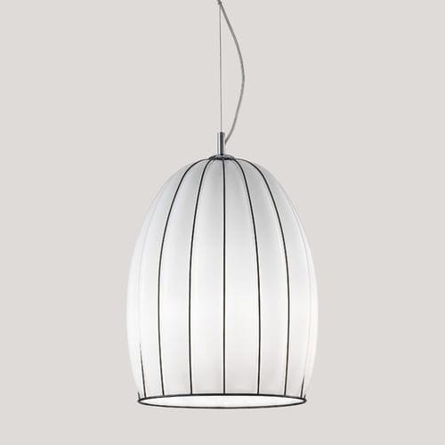 Suspension - SALICE - Siru Lighting - en fil de métal / en verre soufflé / classique