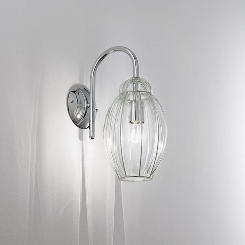 Applique murale classique - NAUTILUS - Siru Lighting - d'intérieur / en métal chromé / en verre soufflé