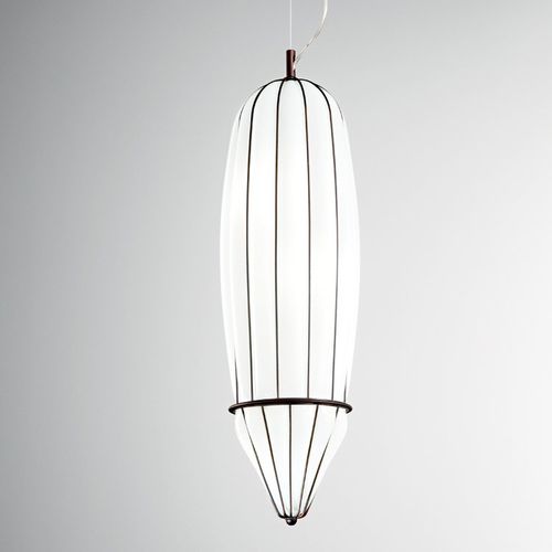 Suspension - PENCIL - Siru Lighting - en fil de métal / en verre soufflé / contemporaine