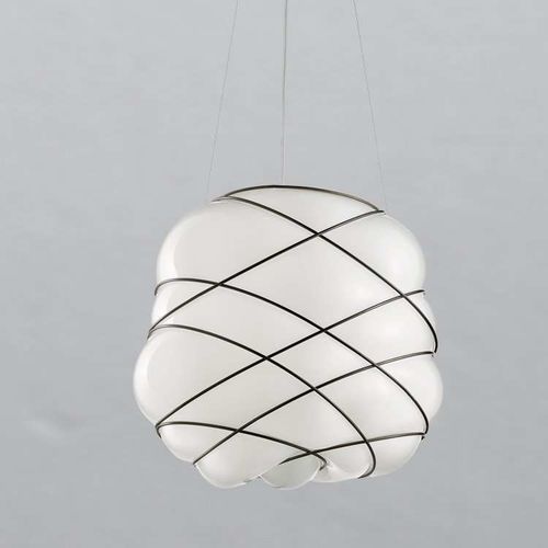 Lampe suspendue - NUAGE - Siru Lighting - en métal / en verre / en verre soufflé