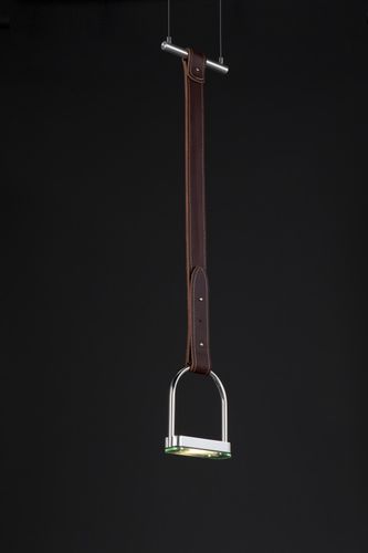 Suspension - STIRRUP - Quasar Holland - en aluminium / en cuir / contemporaine