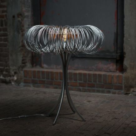 Lampe de table - ROUNDABOUT - Quasar Holland - en nickel / design original / d'intérieur