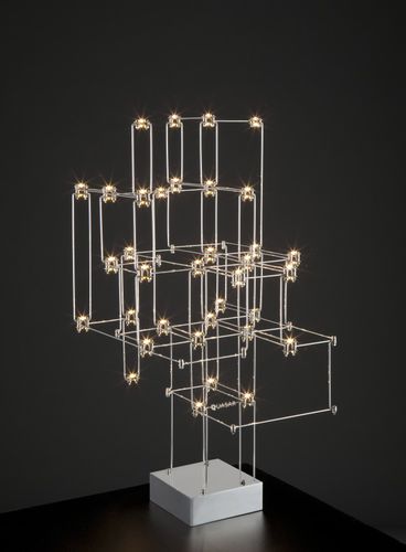 Lampe de table - ORION - Quasar Holland - en nickel / design original / d'intérieur