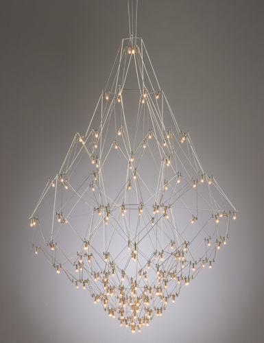 Lustre design original - NOBILIS - Quasar Holland - en nickel / professionnel / à incandescence