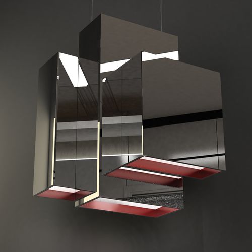 Suspension - BLOX - Quasar Holland - en acier inoxydable / contemporaine / d'intérieur