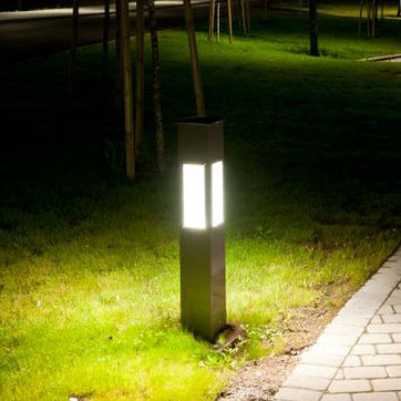Borne d'éclairage urbaine - ERA MINI - Moonlight - contemporaine / en aluminium / en verre