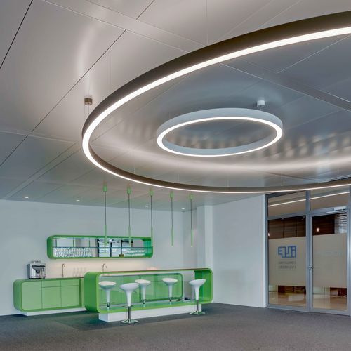 Luminaire à suspension - GLORIOUS SLIM - PROLICHT - à LED / en anneaux / géométrique
