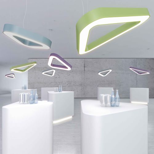Luminaire suspendu - VICTORY - PROLICHT - à LED / triangulaire / géométrique
